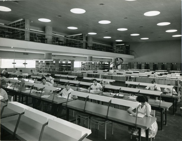 The general reading room, Givat Ram, 1960's-70's